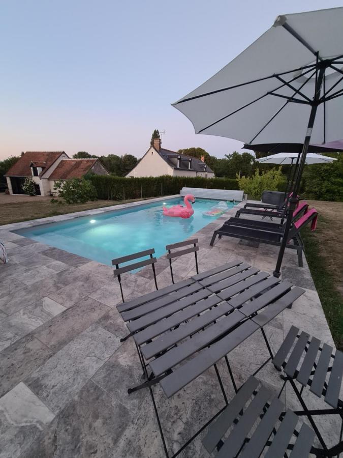 Villa Le pressoir de la Métairie à Francueil Extérieur photo